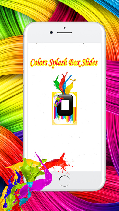 Colors Splash Box Slides - Colorful Addictive Game screenshot 3