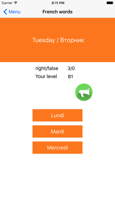 French Test A1 A2 B1 + Grammar screenshot 3