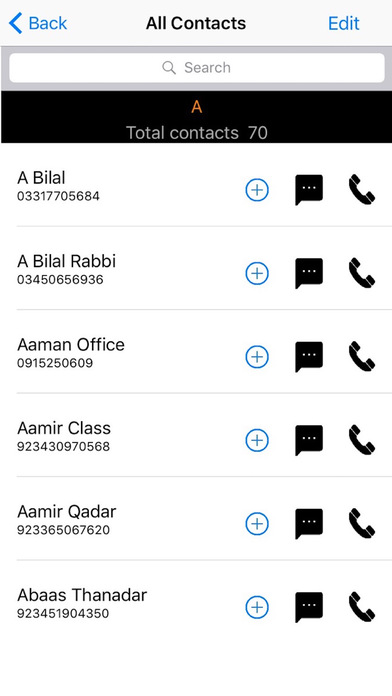 Contacts Plus - Backup & Restore screenshot 3