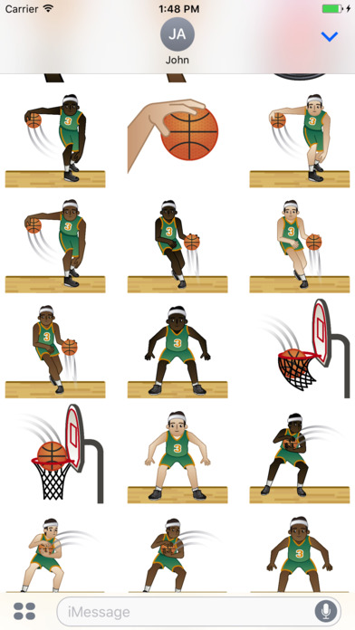 Basketball Emoji screenshot 4