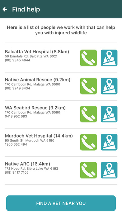 Wildcare Helpline screenshot 2