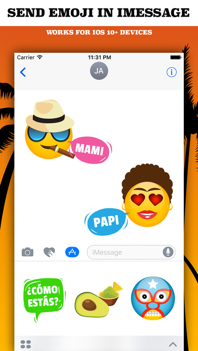 LATINOMOJI - Latino Emoji App & Photo Editor screenshot 3