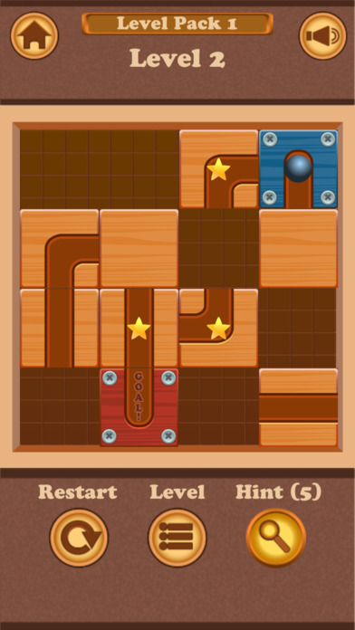 Roll Blocking Ball - Slide Puzzle screenshot 3
