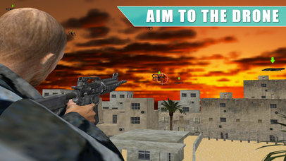 Drone  attack simulator gunship : shooting games screenshot 2