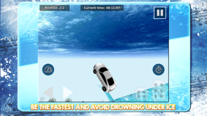 Frozen Water Car Stunt Racing screenshot 2