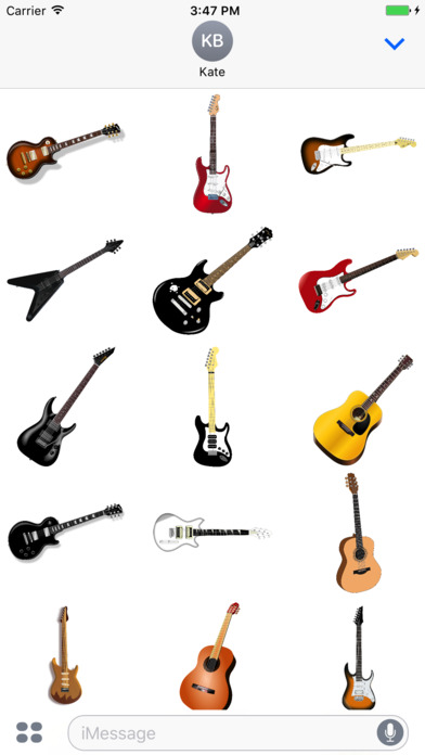 Guitar Stickers - Rock n' Roll screenshot 2