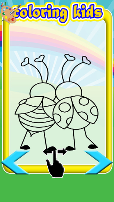 Lady Bug Painting Games Coloring Book screenshot 2