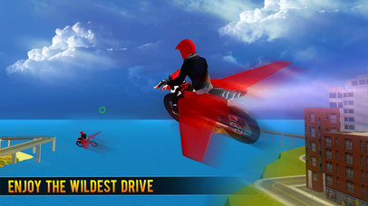 Flying Bike Beach Sim screenshot 3