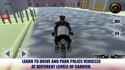 Police Bike Parking Emergency Driving Simulator screenshot 2