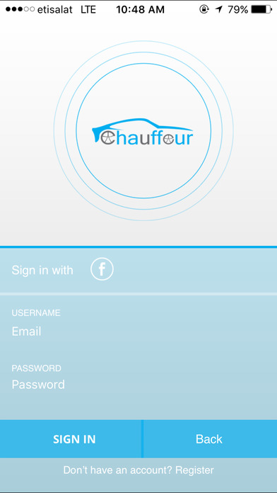chauffeur - Car Booking App screenshot 3