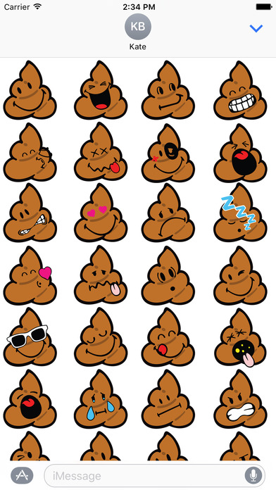 Smiley Poopy Stickers screenshot 2