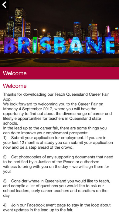 Teach Queensland Events screenshot 4