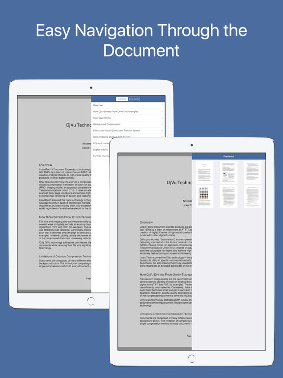 DjVu Reader Pro - Viewer for djvu and pdf formats Screenshots