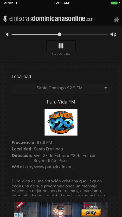 Emisoras Dominicanas Online screenshot 3