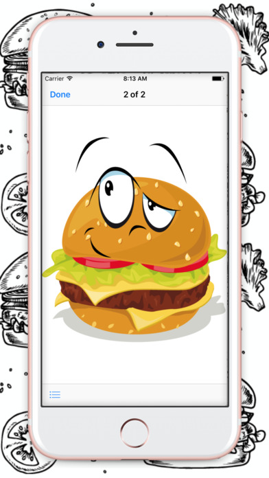 Burger Emojis screenshot 3