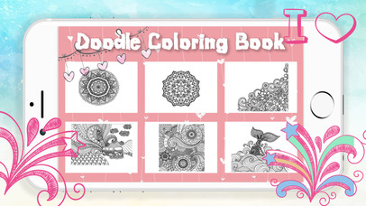 Doodle Art Coloring Book for Adult screenshot 2