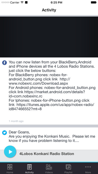 4Lobos Konkani Radio Station screenshot 2