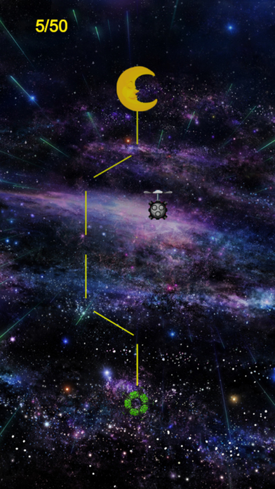 Spaceship Avoid Obstacles to the Moon screenshot 2