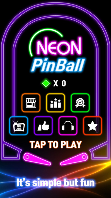 Neon Pinball screenshot 2