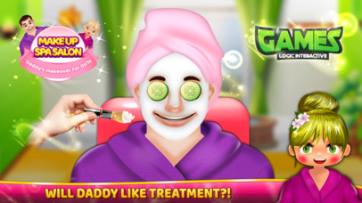 Daddy Makeup Fun for Girls - Spa Day with Daddy screenshot 3