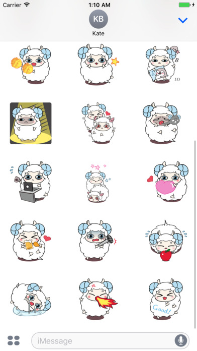 Sheep Animated Stickers Pack screenshot 3