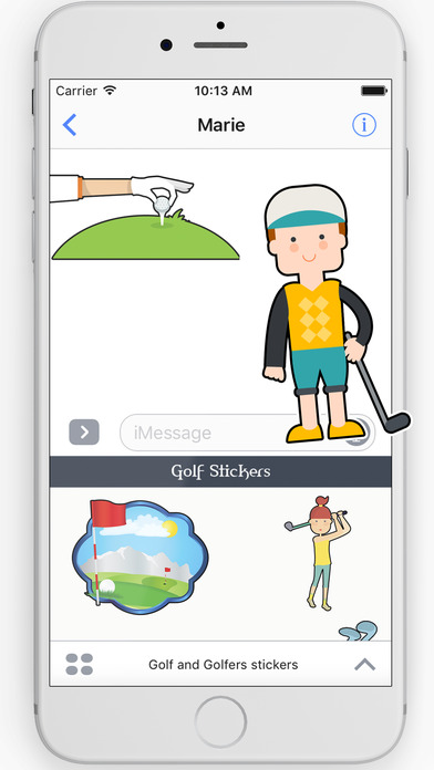 Golf Sticker and Golfers Emojis screenshot 2