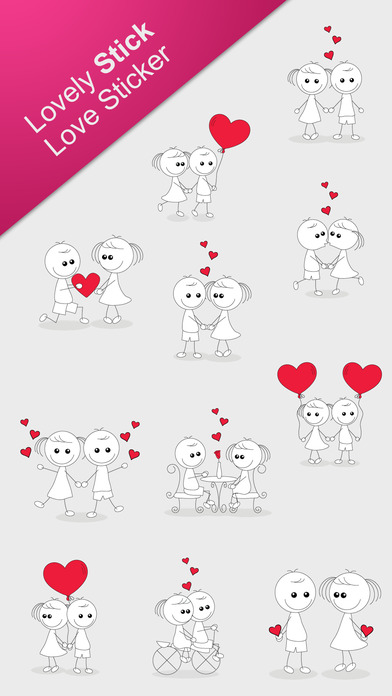 Love Couple Stickers Messages screenshot 2