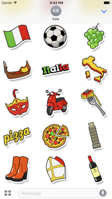 Italian Stickers screenshot 4
