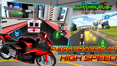 Traffic Motorcycle:Driving in High Speed screenshot 2
