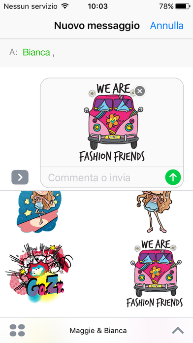 Maggie & Bianca Fashion Friends - Stickers screenshot 3