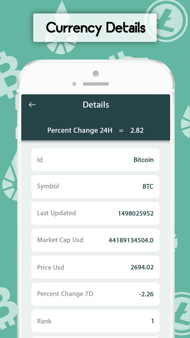 Bitcoin exchange rate - Calc screenshot 3