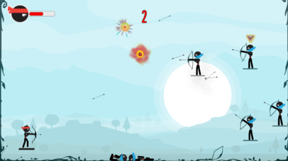 The Stickman Archers - shooting games screenshot 2