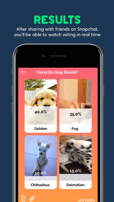 Breeze – Polls and Quizzes for Snapchat screenshot 3