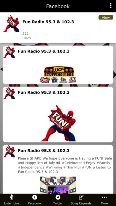 KLJT-FM myfunradio screenshot 3