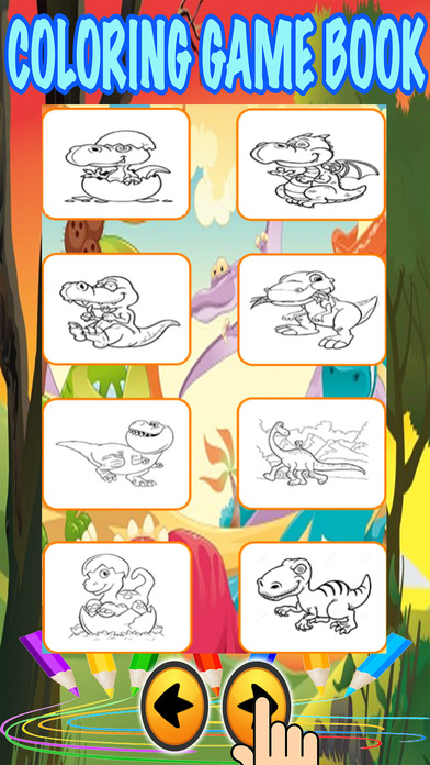The Empire Giant Dinosaurs Coloring Books screenshot 2