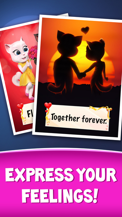 Screenshots of Tom's Love Letters for iPhone