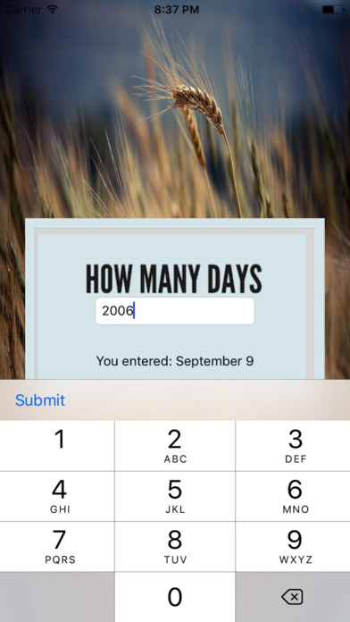How Many Days App screenshot 2