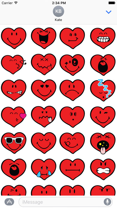 Smiley Heart Pack screenshot 2