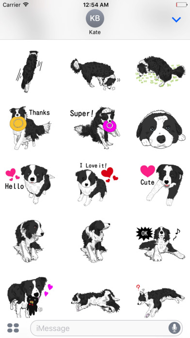 Collie The Dog Stickers screenshot 3