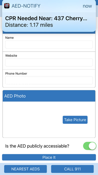 AED Notify screenshot 4