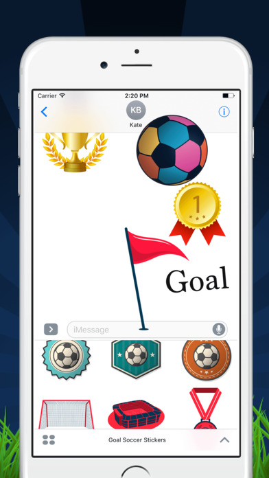 Goal Soccer Stickers screenshot 3
