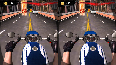 VR Crazy Traffic Bike Racer screenshot 4