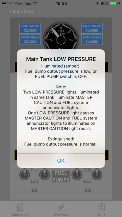 B737 NG fuel system screenshot 3