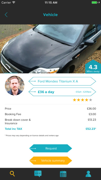 Hiyacar - UK Car Sharing screenshot 3