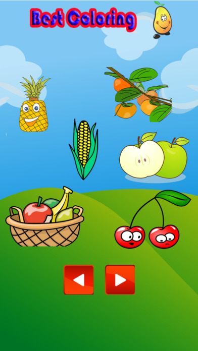 Happy Coloring Painting of Fruits screenshot 3