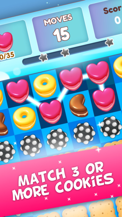 Sweet Cookie Crumbles - Amazing match 3 swipe game screenshot 2