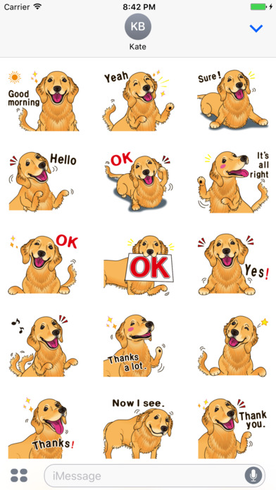 Golden The Dog Stickers screenshot 2