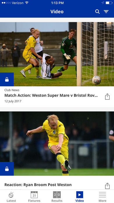 Bristol Rovers Official App screenshot 4