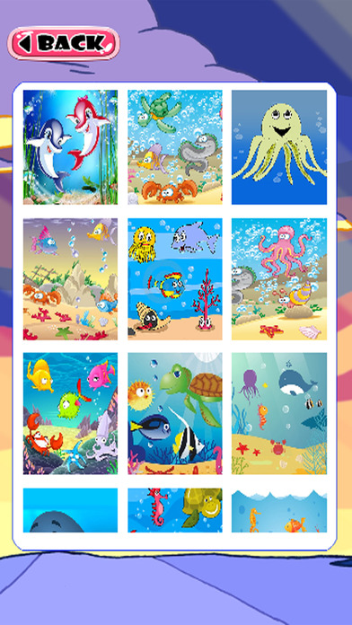 Sea Animal Ocean Education Jigsaw Puzzle Games screenshot 2