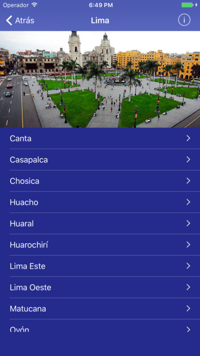 Meteorología Perú screenshot 2